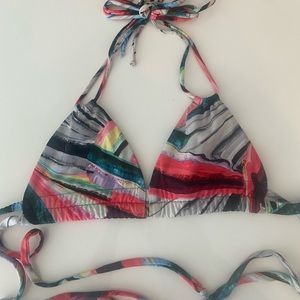 Montce bikini top Euro style multi-color